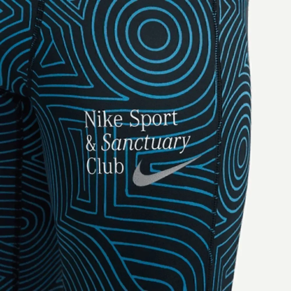 Nike Sport Sanctuary Club Dri-Fit Running Tights Pants Men's L FB9034-406 Black